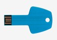 Memoria USB llave azul