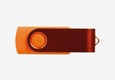 Memoria USB metálica naranja