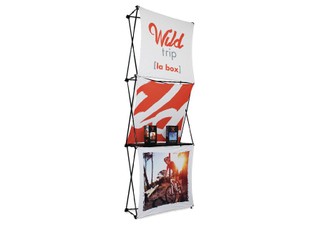 Expositor Stand multicaras (3 visuales)